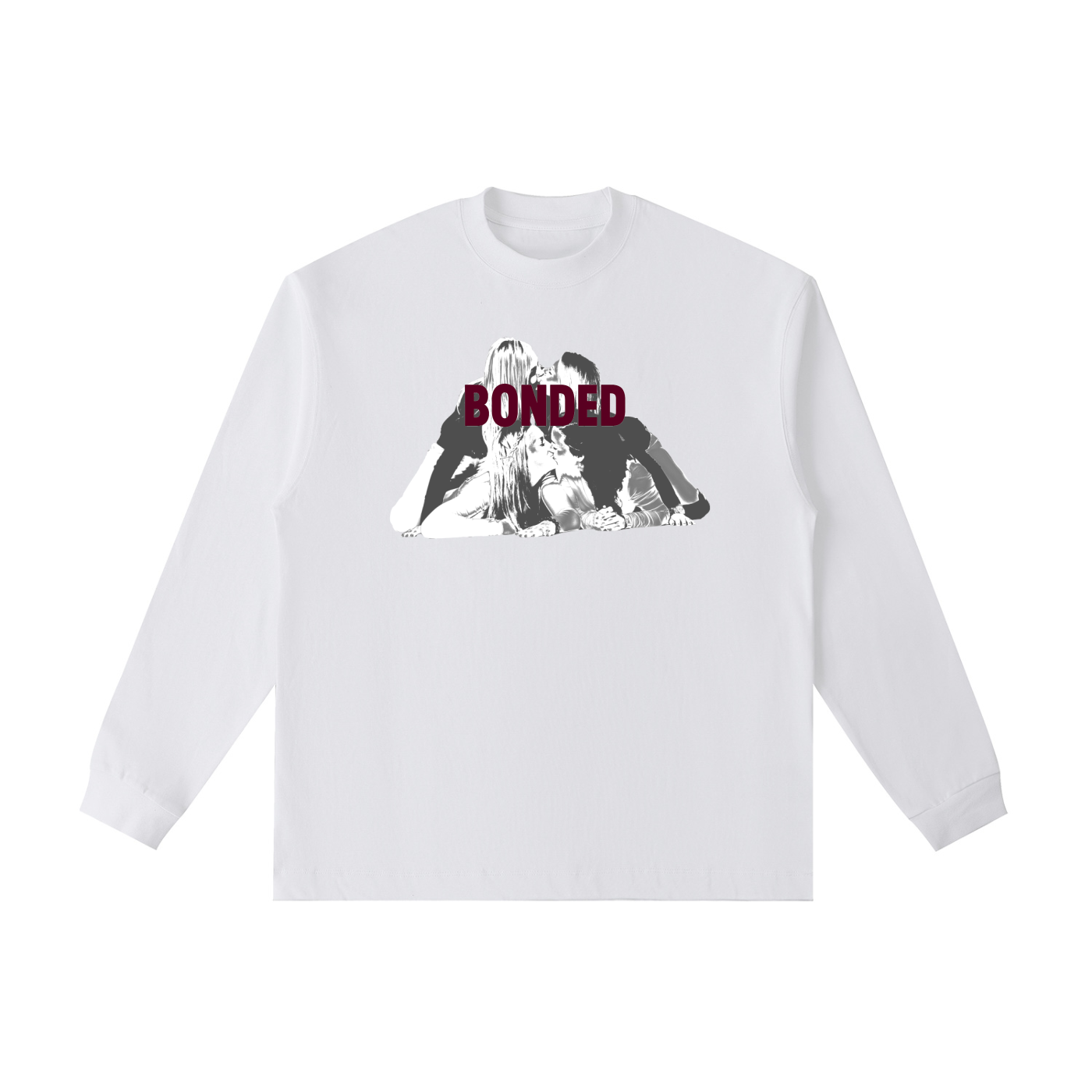 BONDED long sleeve, white