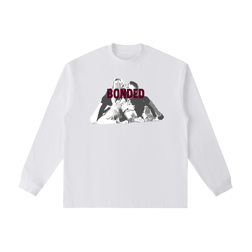 BONDED long sleeve, white