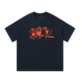 Cupido unisex oversized t-shirt, navy blue