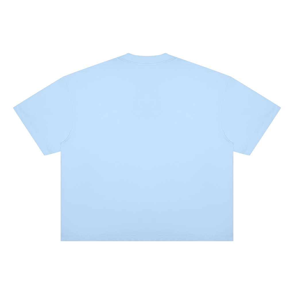 Elegant Damages t-shirt, sky blue