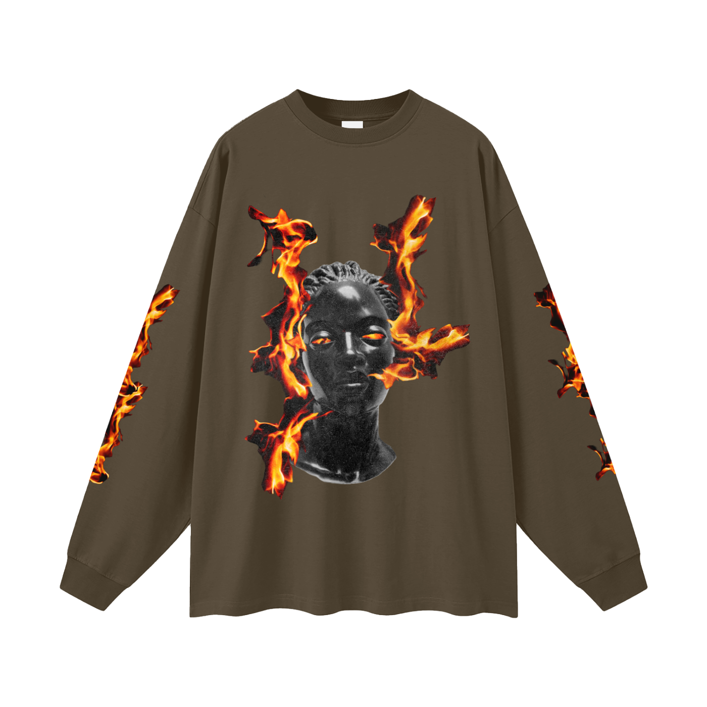 Firestarter long sleeve, coffee brown