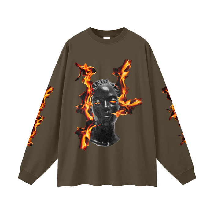 Firestarter long sleeve, coffee brown