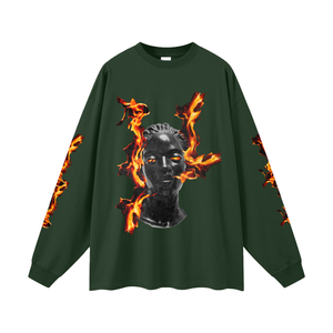 Firestarter long sleeve, dark green