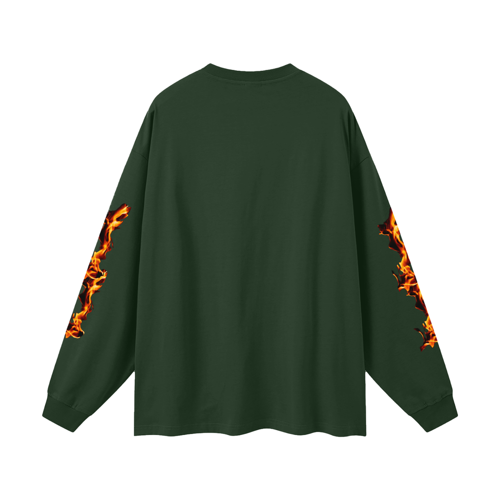 Firestarter long sleeve, dark green