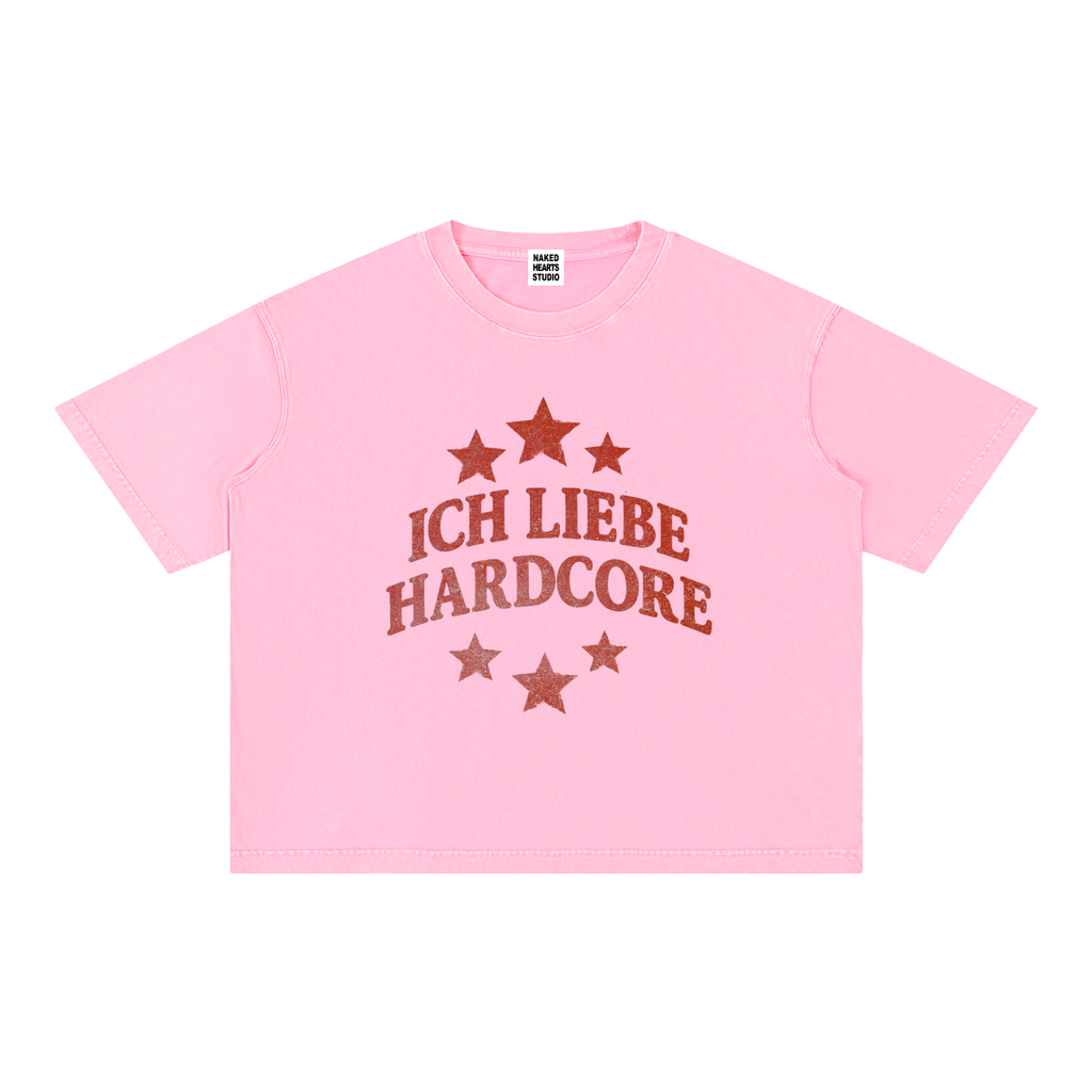 Ich Liebe Hardcore t-shirt, pink