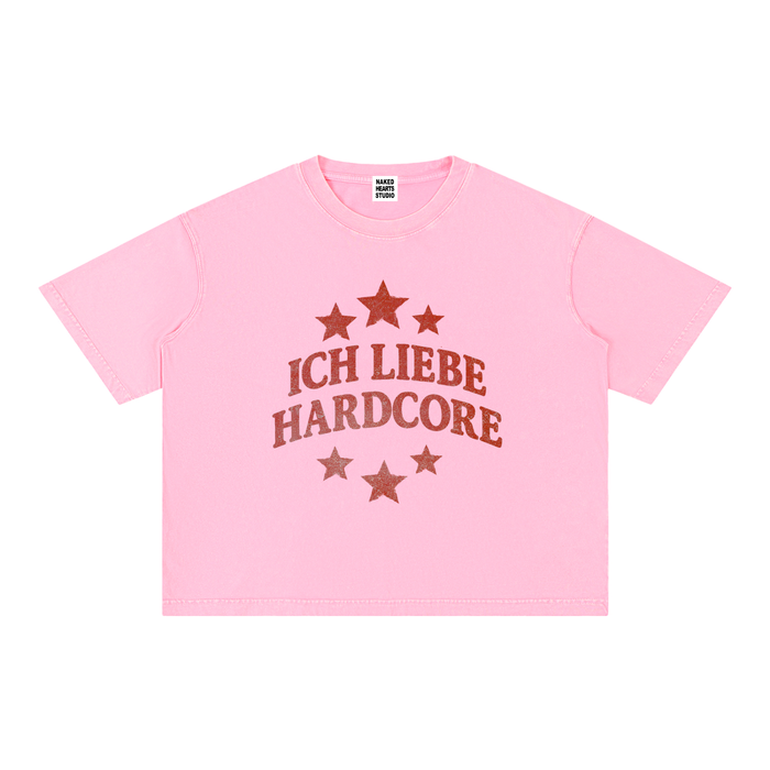 Ich Liebe Hardcore t-shirt, pink