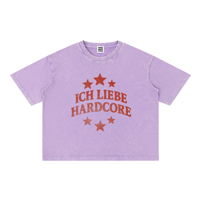 Ich Liebe Hardcore t-shirt, purple
