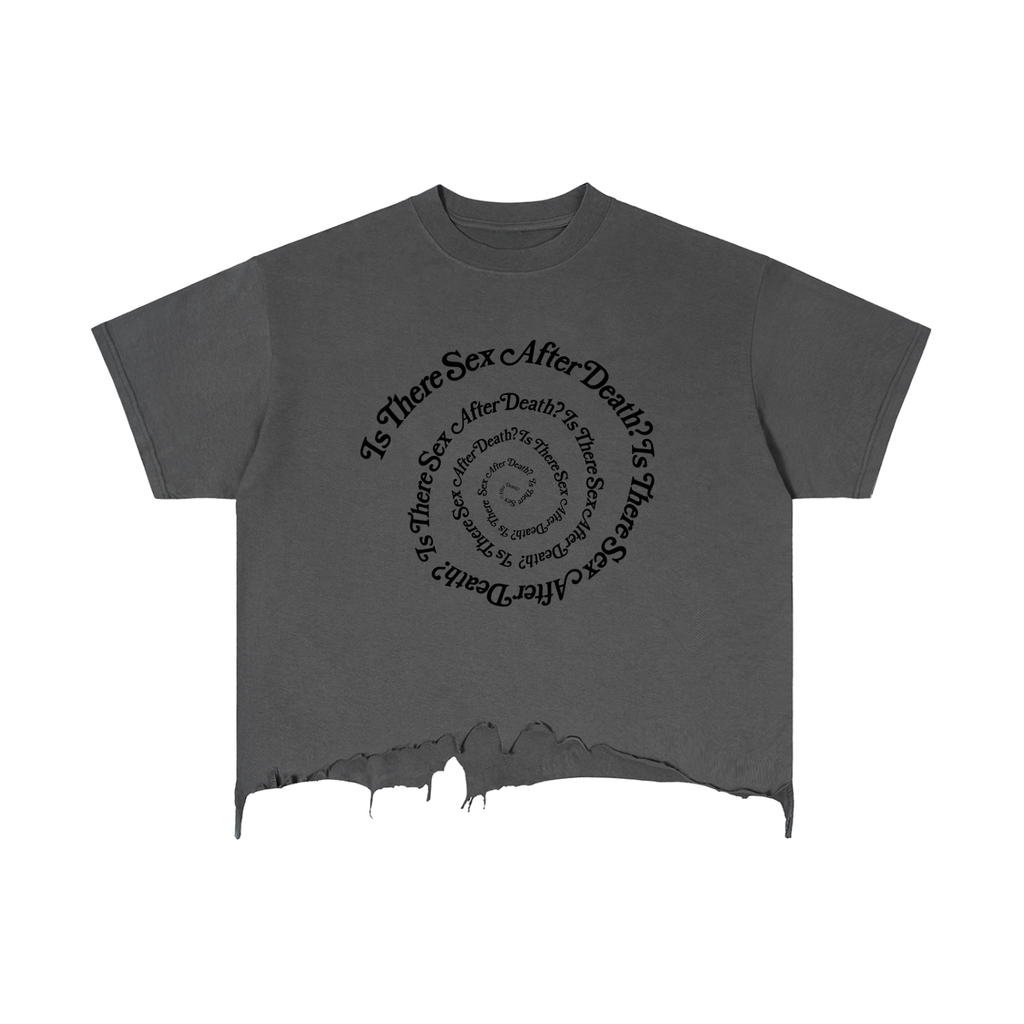 Is there sex after death? unisex t-shirt, gray
