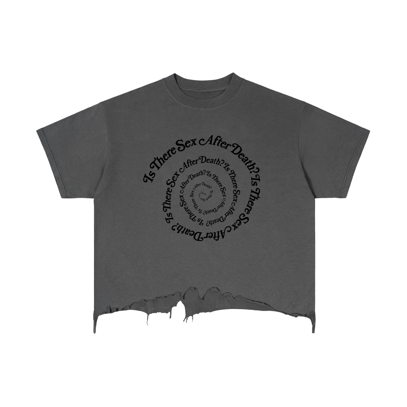 Is there sex after death? unisex t-shirt, gray