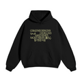 Naked Hearts hoodie, black, Languages of Love