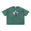 Pop Star t-shirt, blackish green wash
