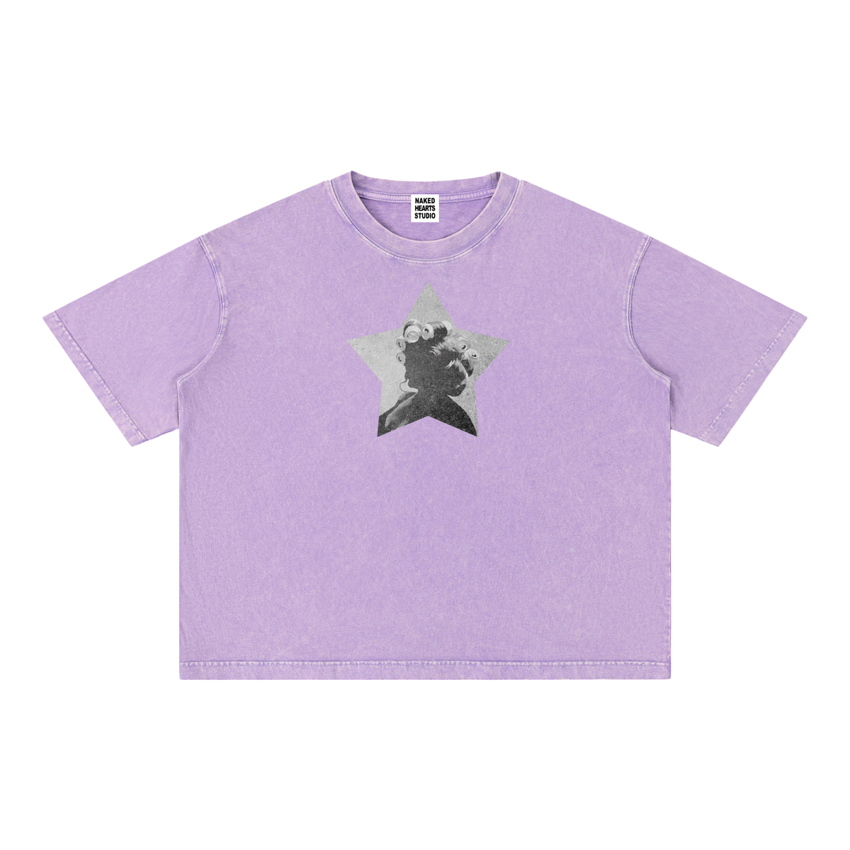 Pop Star t-shirt, purple wash