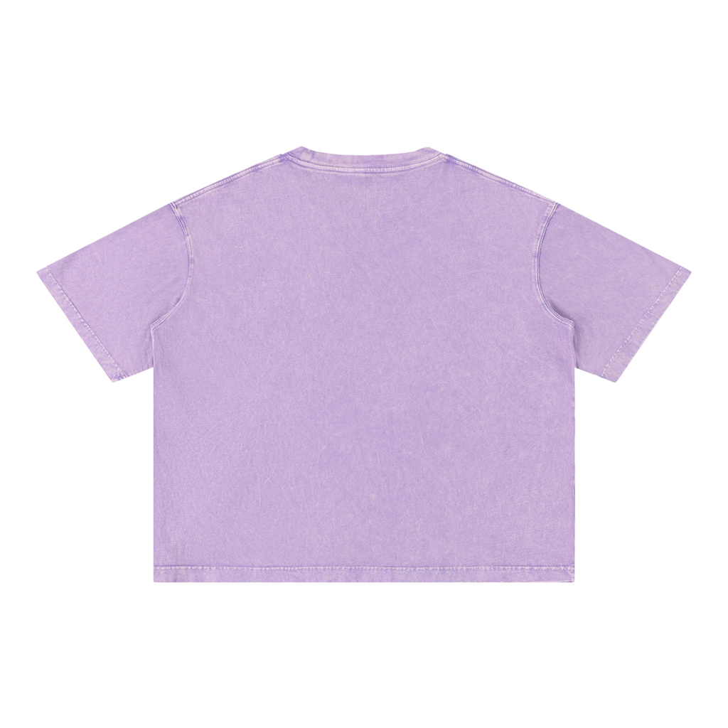 Pop Star t-shirt, purple wash