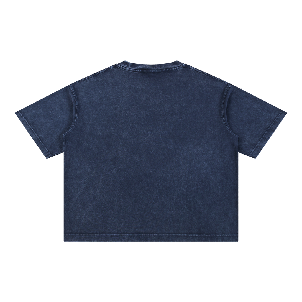 Pop Star t-shirt, royal blue wash