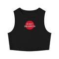 ZU ZEXXXY black bodycon crop top
