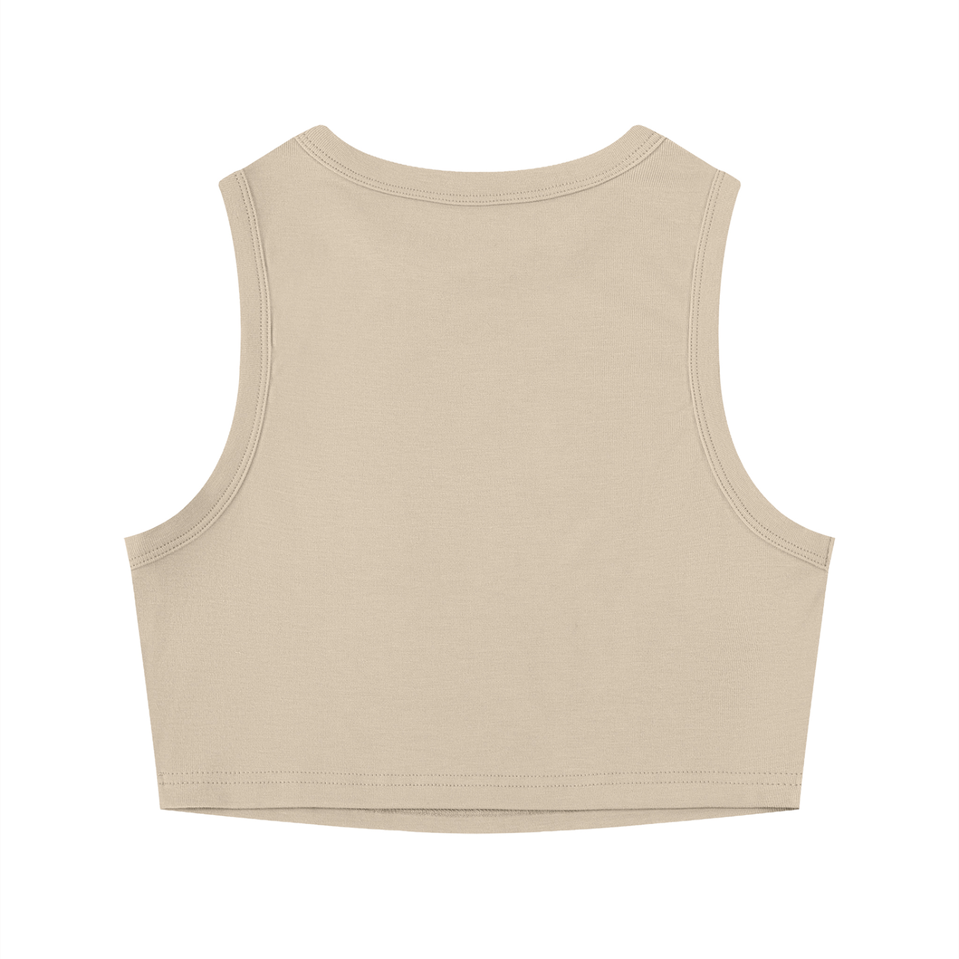 ZUU ZEXY bodycon crop top, khaki and white colorways